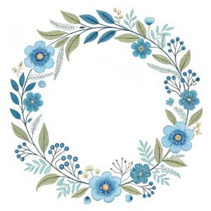 boho border clipart flower 7