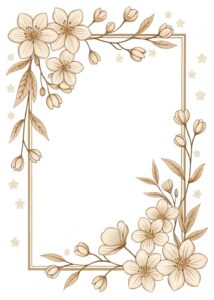 boho border clipart flower 9