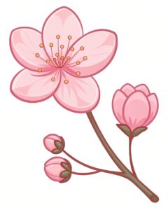 cherry flower clipart 10 1