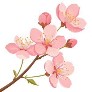 cherry flower clipart 2 1