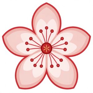 cherry flower clipart 8 1
