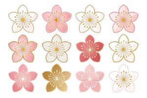 cherry flower clipart 9