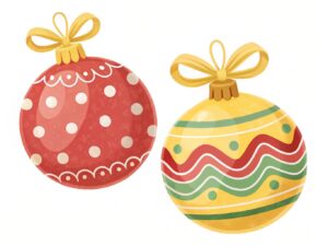 christmas balls clipart 17