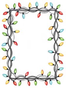 christmas light border clipart 15
