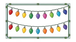 christmas light border clipart 2