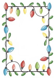 christmas light border clipart 5