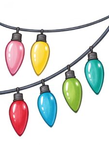 christmas light bulb clipart 10