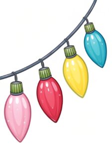 christmas light bulb clipart 11