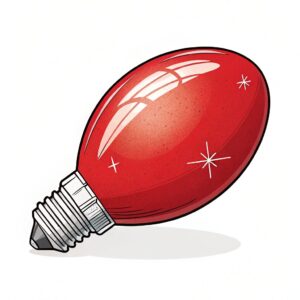 christmas light bulb clipart 12