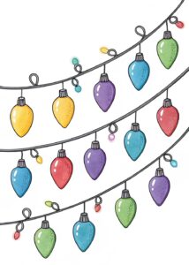christmas light bulb clipart 5