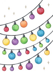 christmas light bulb clipart 6