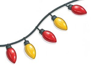 christmas light string clipart 11
