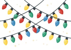 christmas light string clipart 13