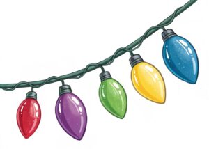 christmas light string clipart 2
