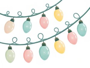 christmas light string clipart 4