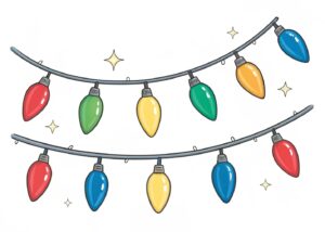 christmas light string clipart 9