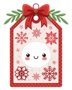 christmas present tag clipart 11