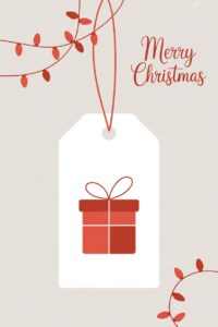 christmas present tag clipart 12