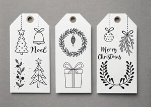 christmas present tag clipart 14