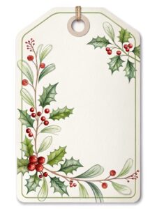 christmas present tag clipart 15