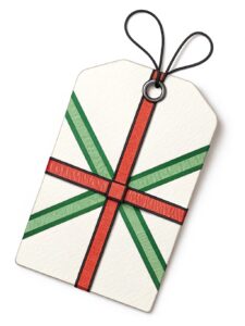 christmas present tag clipart 3