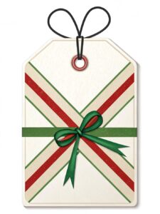 christmas present tag clipart 4
