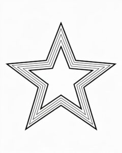 christmas star clipart black and white 12 1