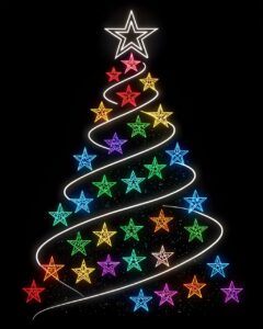 christmas tree lights clipart 10 1