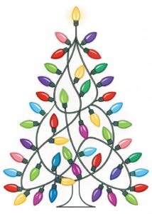 christmas tree lights clipart 7 1