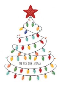 christmas tree lights clipart 8 1