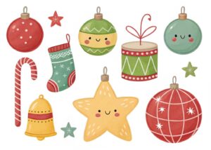 christmas tree ornaments clipart 11 2