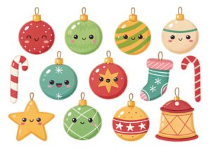 christmas tree ornaments clipart 12 2