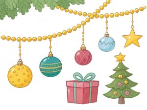 christmas tree ornaments clipart 6 2