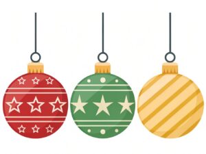 christmas tree ornaments clipart 7 2