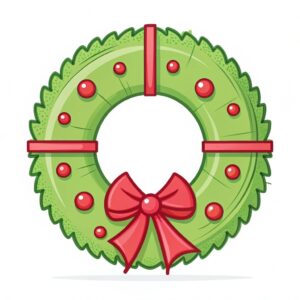 christmas wreath clipart free 11 1