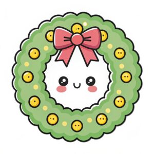 christmas wreath clipart free 8 1
