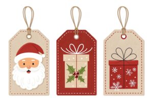 clipart christmas gift tags 11
