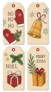 clipart christmas gift tags 4
