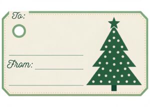 clipart christmas gift tags 7