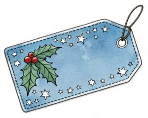 clipart christmas gift tags 9