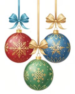 clipart christmas tree ornaments 10