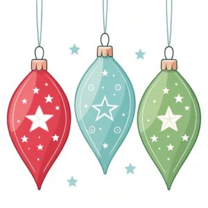 clipart christmas tree ornaments 12