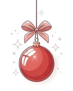 clipart christmas tree ornaments 2
