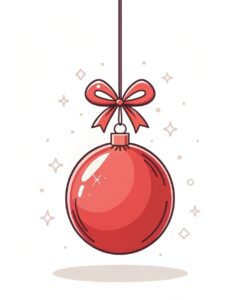 clipart christmas tree ornaments 3