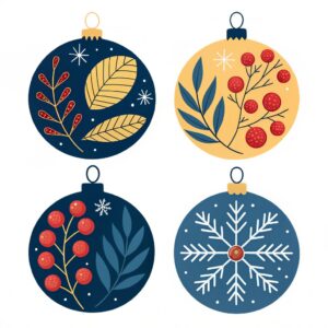 clipart christmas tree ornaments 4