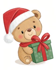 cute christmas present clipart 12
