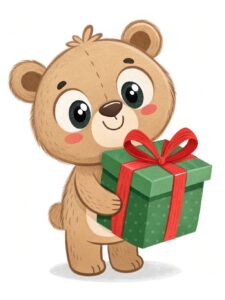 cute christmas present clipart 3