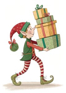 cute christmas present clipart 6