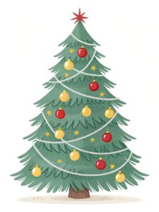 cute christmas tree clipart 11 1