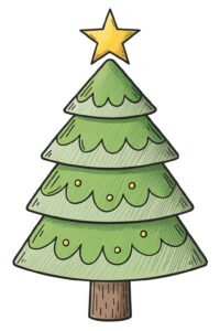 cute christmas tree clipart 13 1
